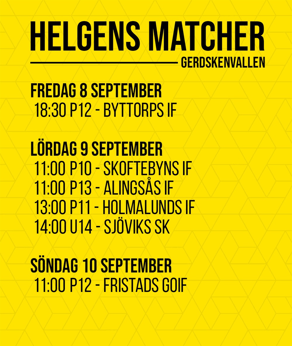 Kommande Matcher På Gerdskenvallen / Gerdskens BK - Svenskalag.se